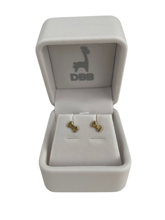 Mystic Aretes Oro Amarillo Huesito / 7mm / 14K
