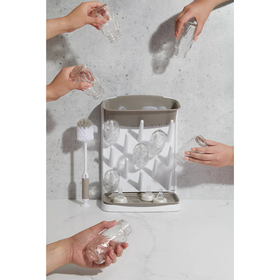 Ubbi Vertical Bottle Drying Rack Gray