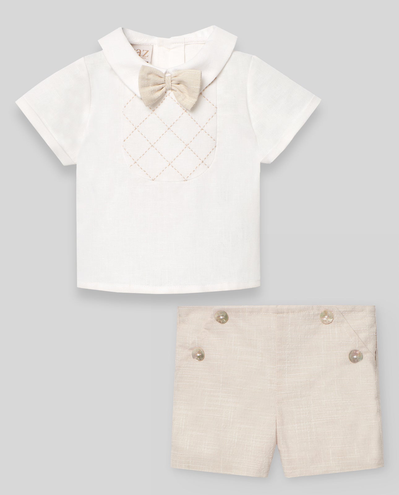 Paz Rodriguez CTO. Camisa + Shorts "Lino"