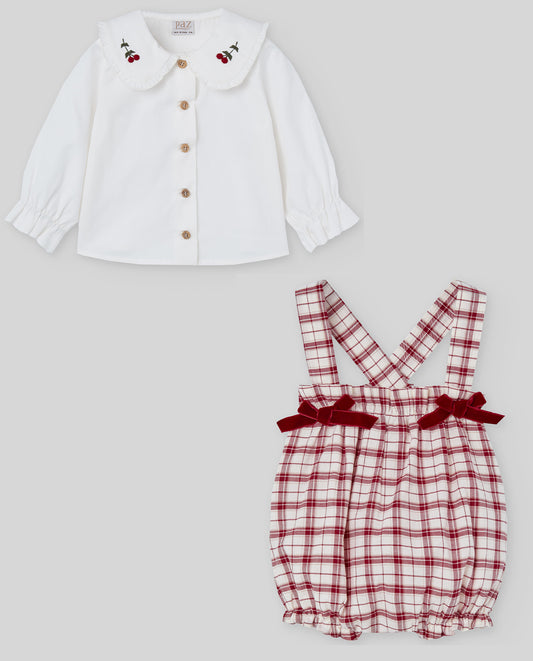 Paz Rodriguez CTO. Blusa + Ranita "Acebo"