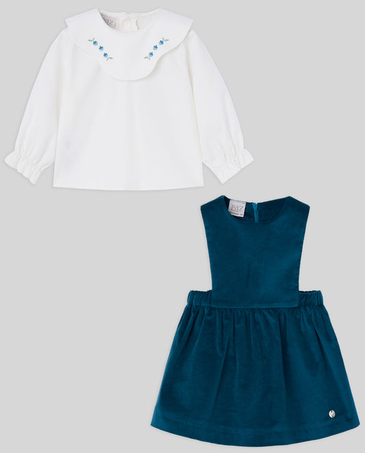 Paz Rodriguez CTO. Blusa + Pichy "Quinta"