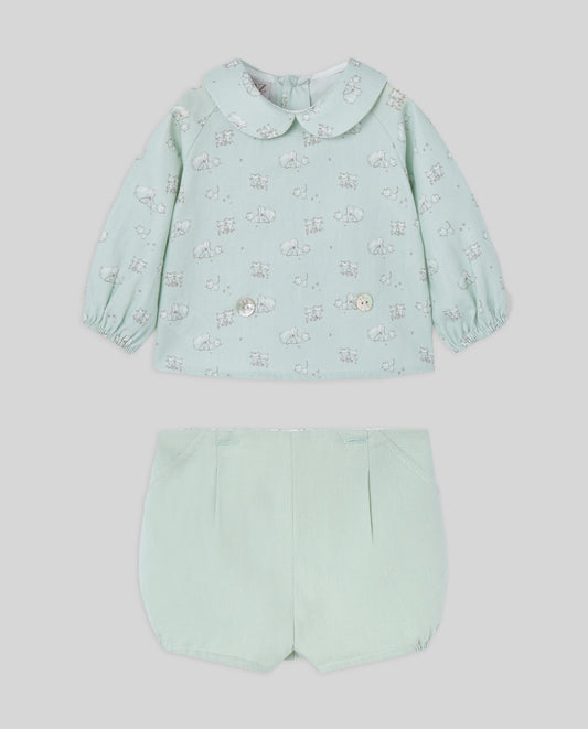 Paz Rodriguez Blusa + Short Corto "Minino"