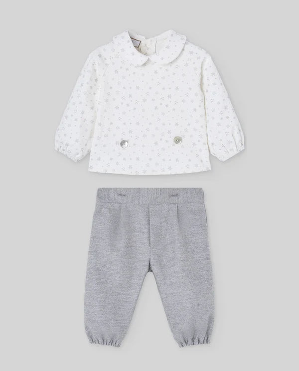Paz Rodriguez CTO Blusa + Pantalón Largo "Neve"