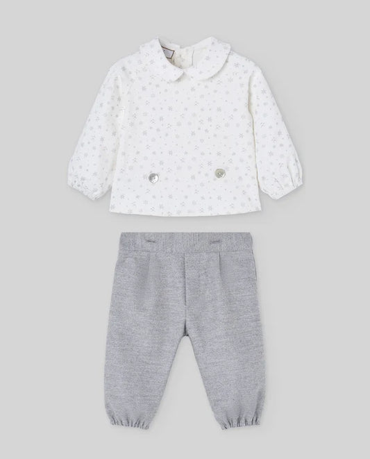Paz Rodriguez CTO Blusa + Pantalón Largo "Neve"