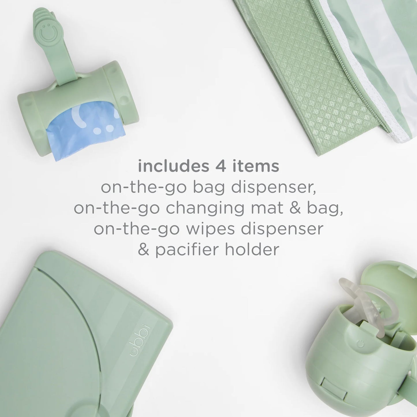 Ubbi OTG Gift Set Sage