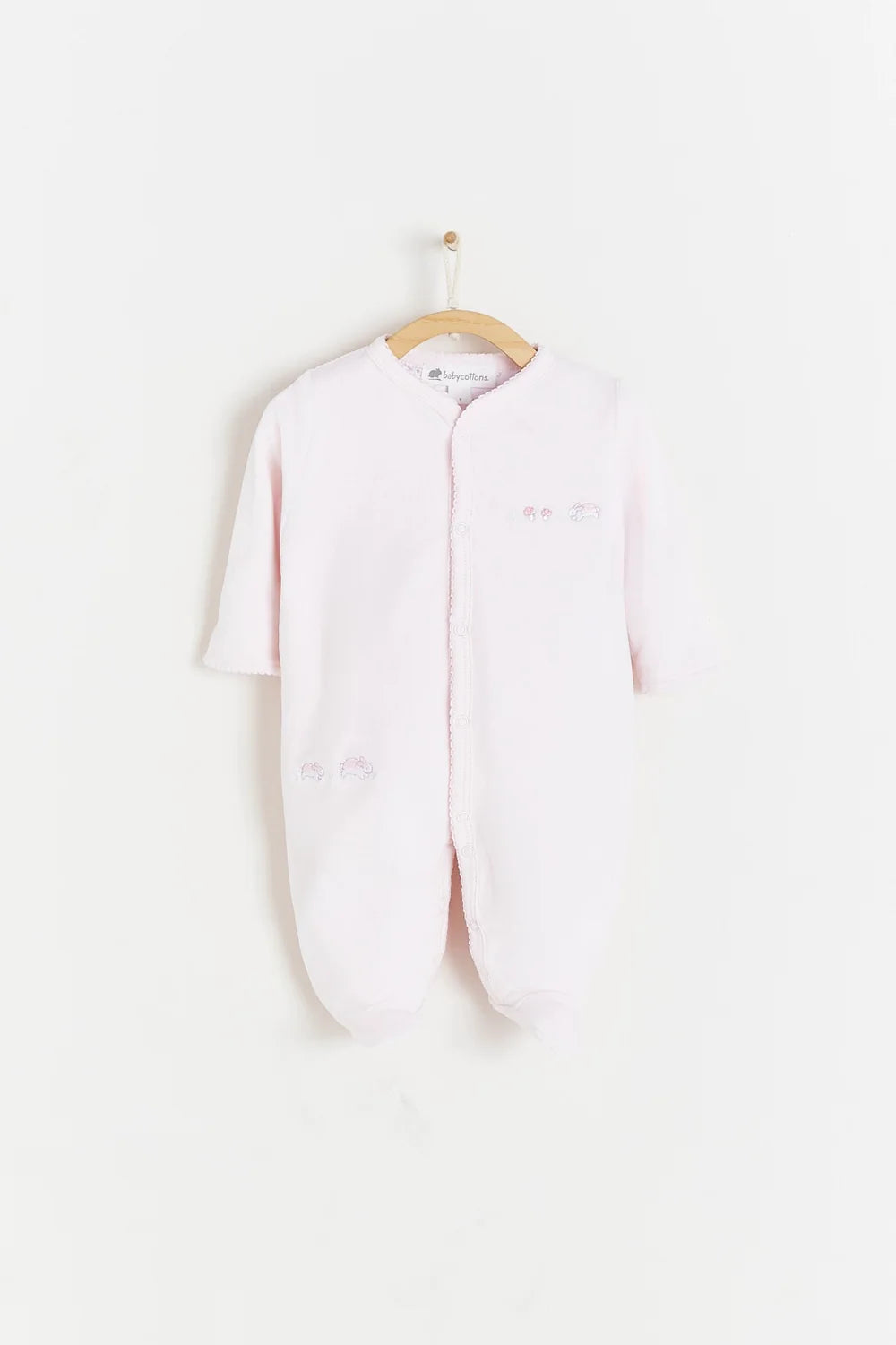 Babycottons Footie Forrado Basic In the Woods Pink