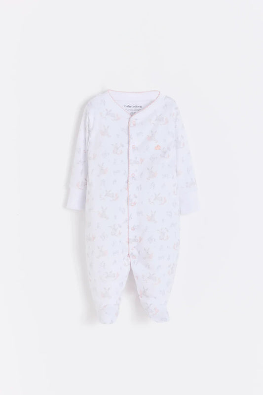 Babycottons Enterito Toby Bunny Pink