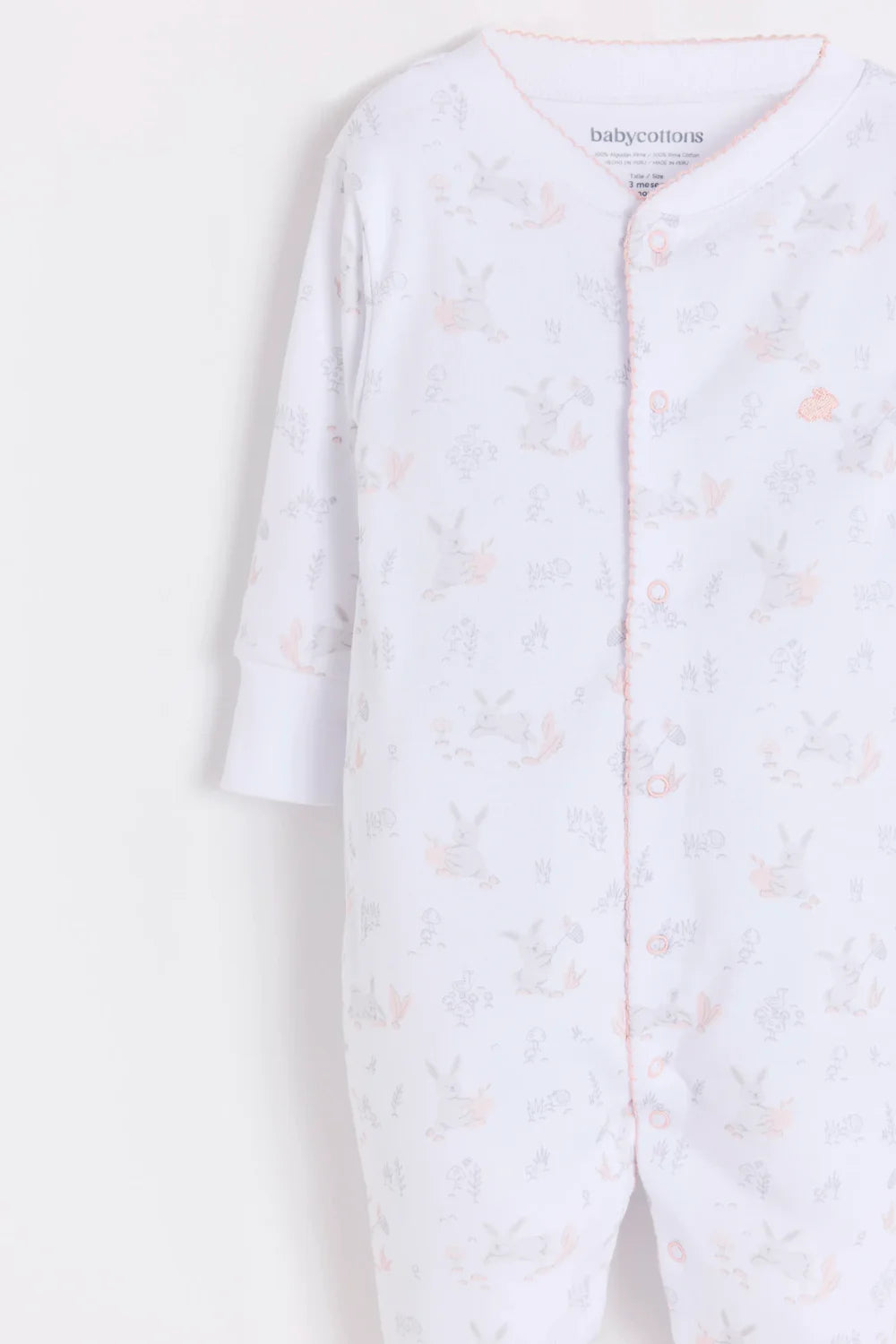 Babycottons Enterito Toby Bunny Pink
