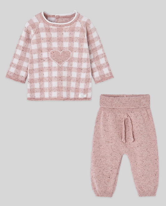 Paz Rodriguez CTO. Jersey + Pantalón Largo "Deva" Rosa Atardecer