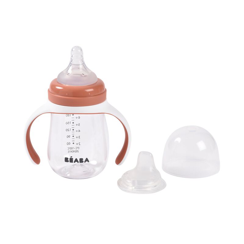 Beaba 2-in-1 Bottle To Sippy Training Cup 7oz