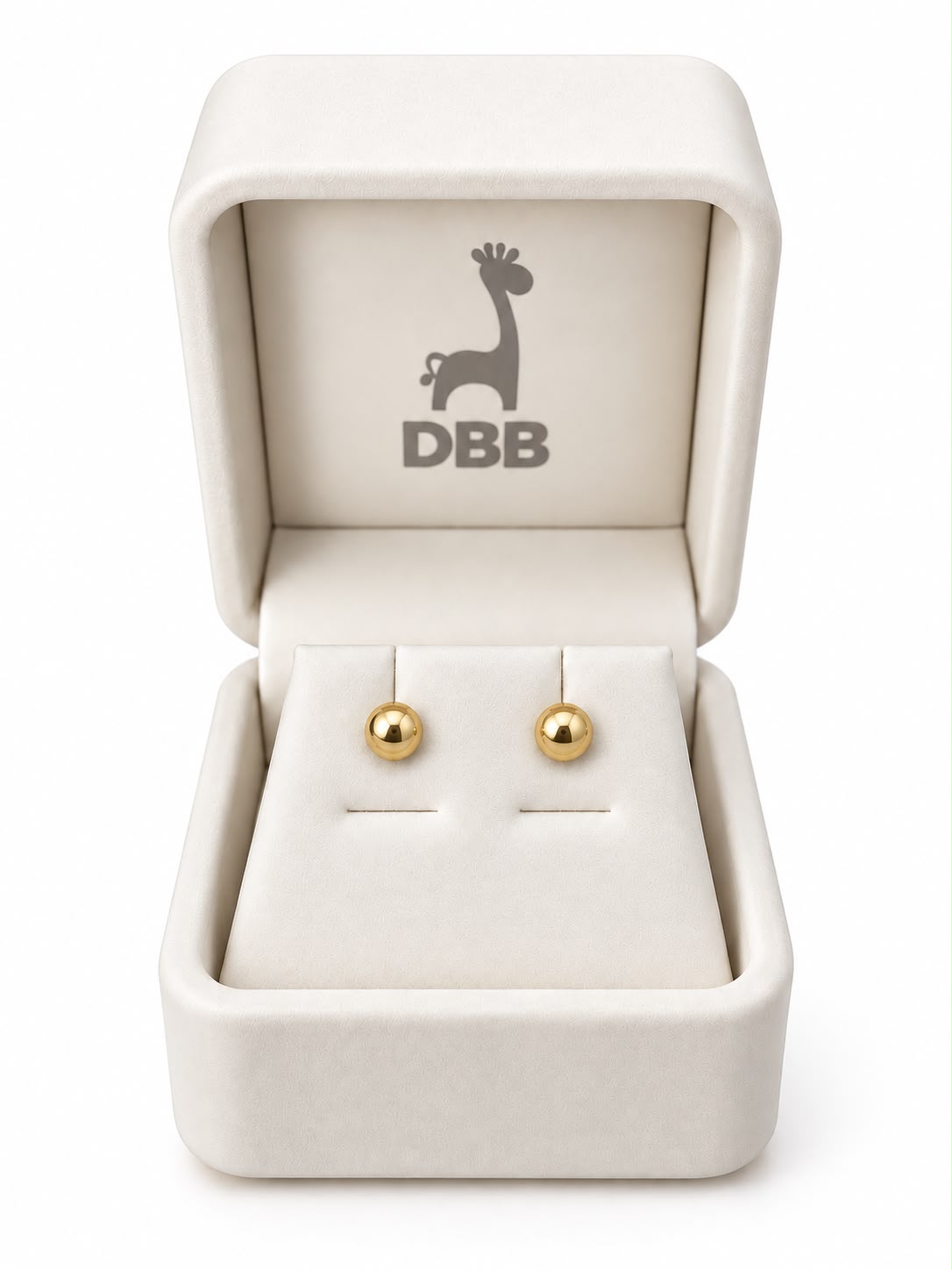 Mystic Aretes Oro Amarillo Bolita /4mm/14K