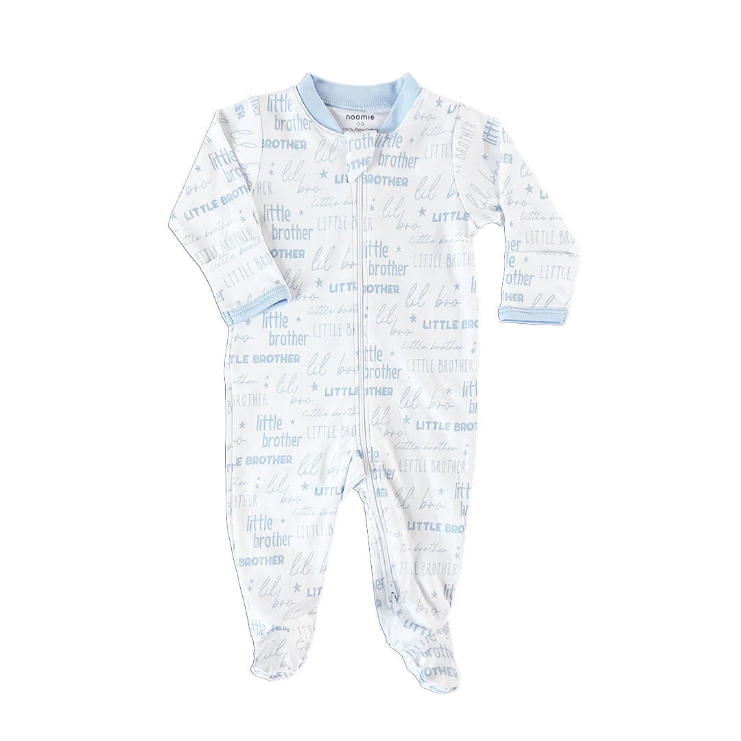 Noomie Zipper Footie Little Brother