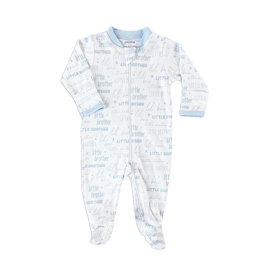 Noomie Zipper Footie Little Brother