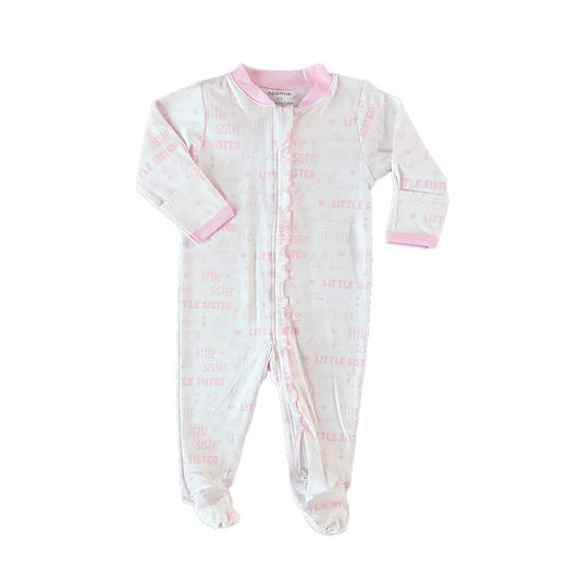 Noomie Zipper Footie Little Sister