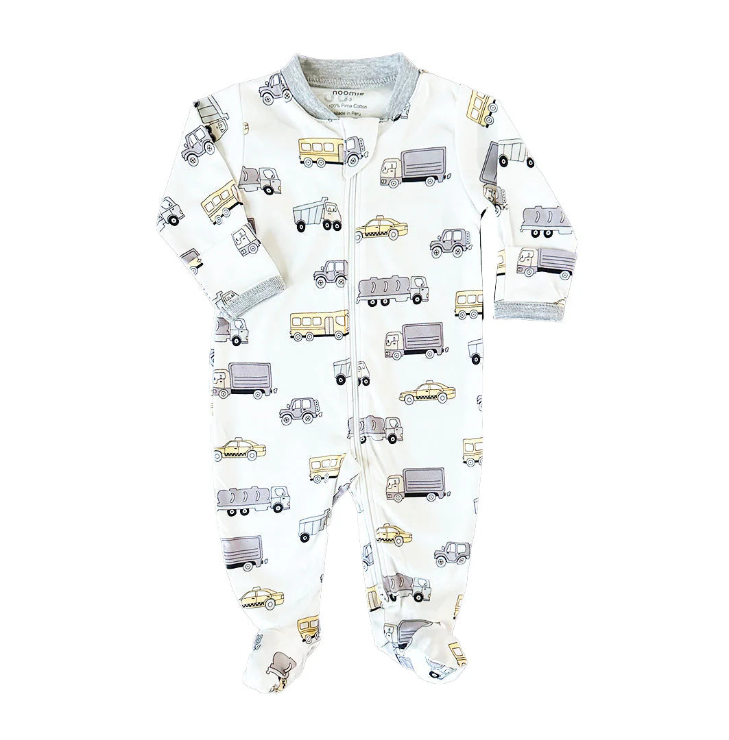 Noomie Zipper Footie Transportation