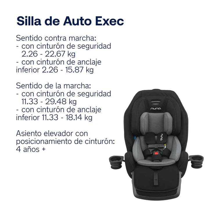 Nuna EXEC Next All-In-One & Convertible Car Seat
