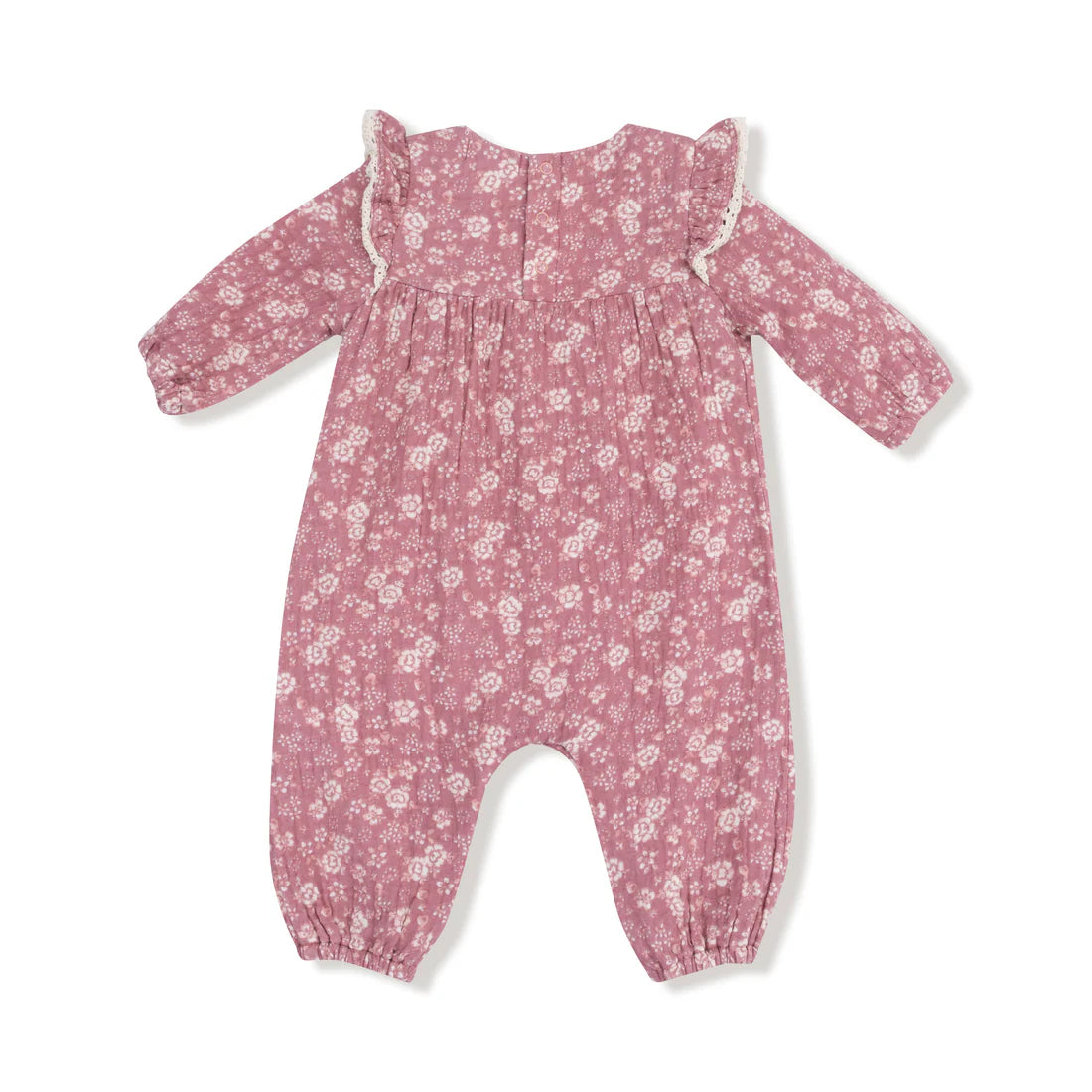 Angel Dear Bandana Floral - Ruffle Sleeve Romper