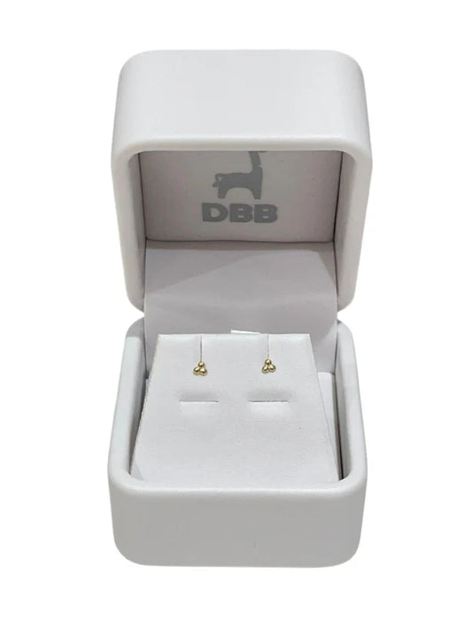 Mystic Aretes Oro Amarillo 14K - 3 Bolitas