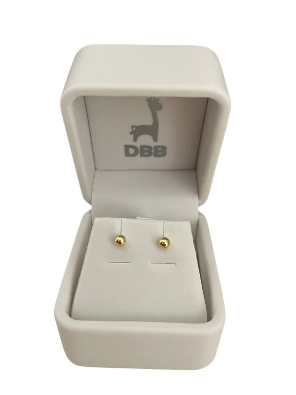 Mystic Aretes Oro Amarillo 14K - Bolita