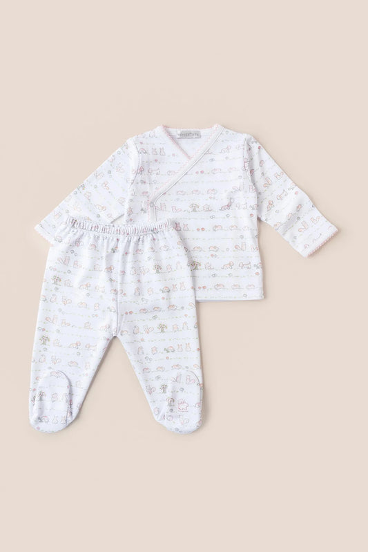 Babycottons set Batita Ranita In The Wood Rosa