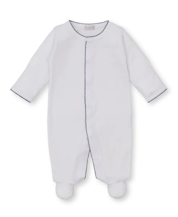 Kissy Kissy Kissy Kissy Basics Footie New White/Navy