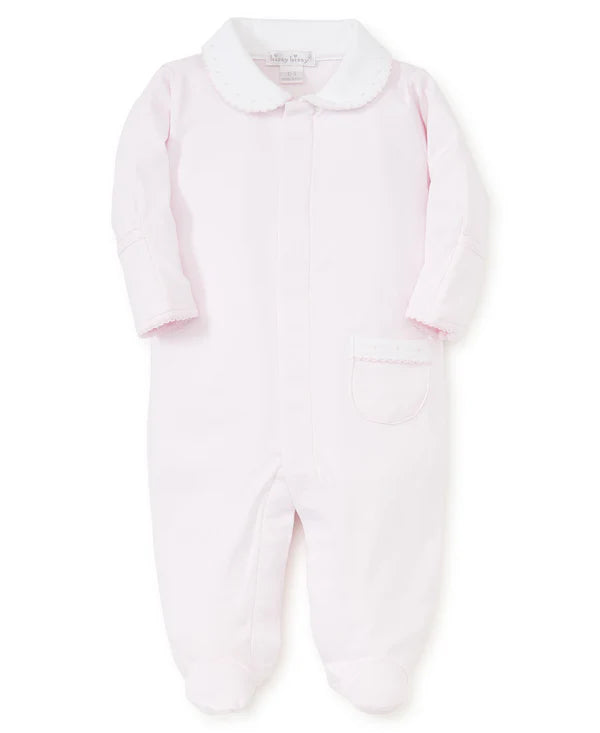 Kissy Kissy New Beginnings Footie w/Collar Pink
