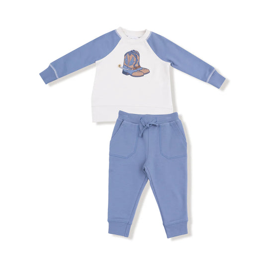 Angel Dear Raglan Sweatshirt and Jogger French Terry Set