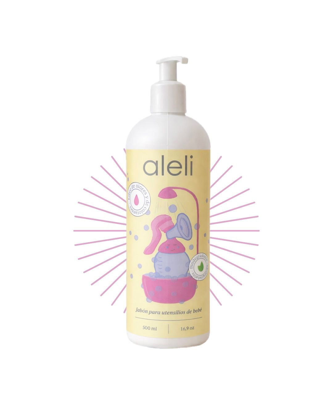 Aleli Jabón para Utensilios de Bebé 500ml