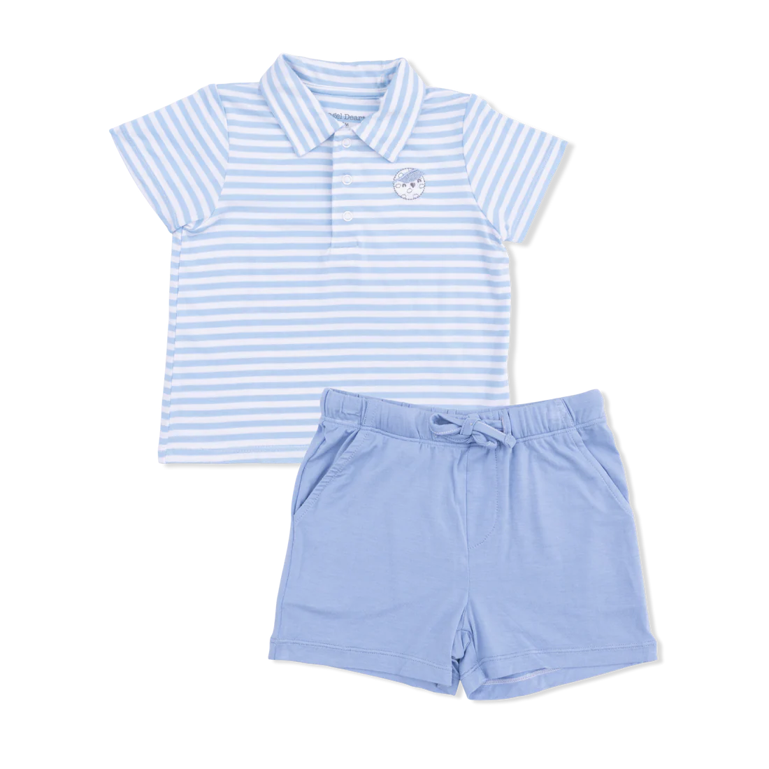 Angel Dear Bel Air Stripe - Polo with Casual Short