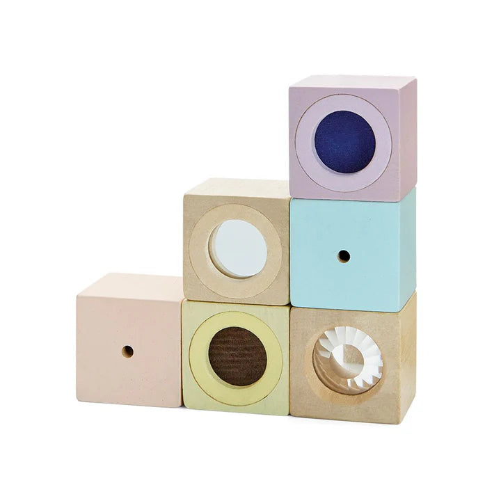 Plan Toys Sensory Blocks - Pastel
