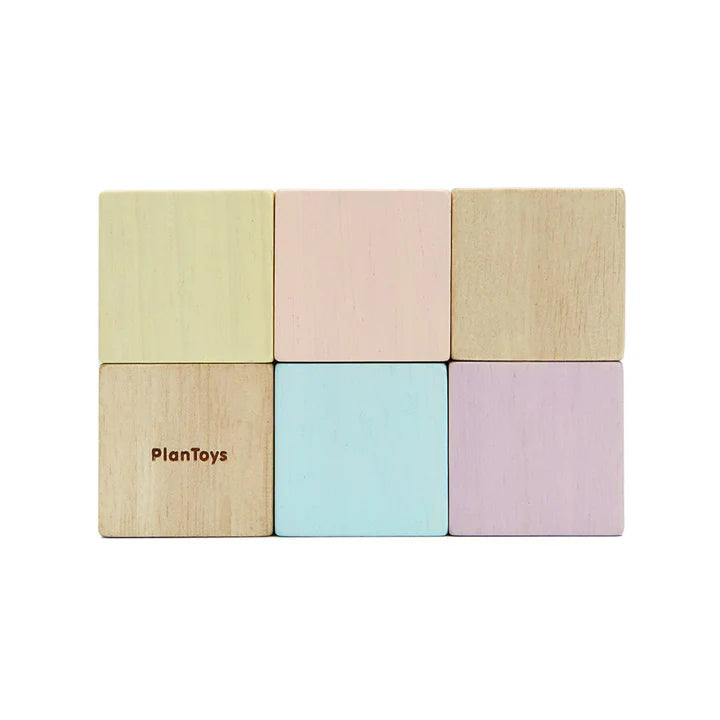 Plan Toys Sensory Blocks - Pastel