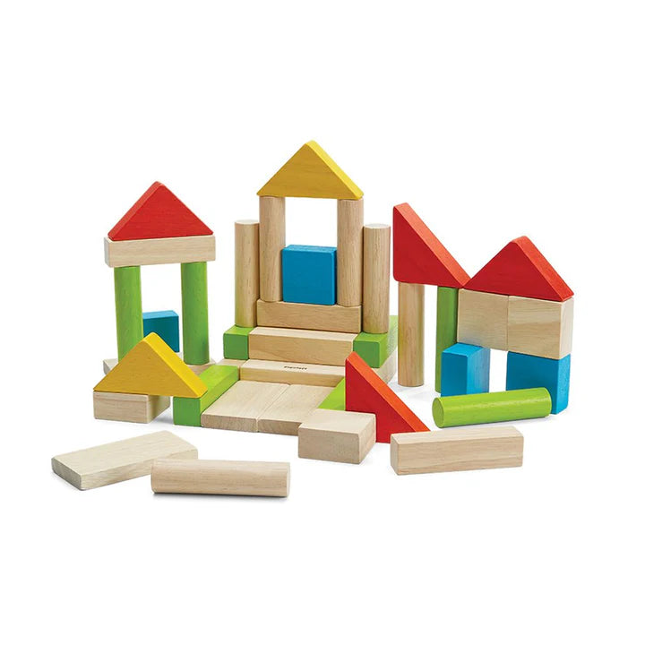 Plan Toys 40-Piece Small Unit Blocks