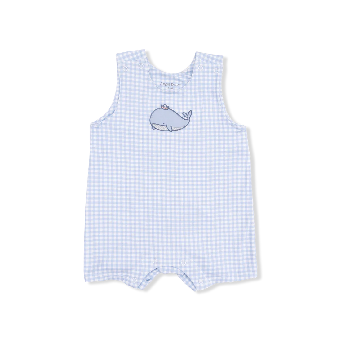 Angel Dear Mini Gingham - Niagara Mist Sleeveless Jon Jon