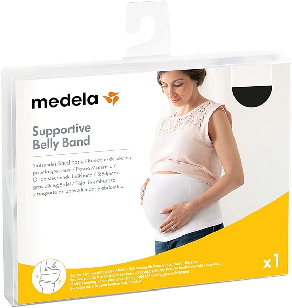 Medela Banda de Soporte para Vientre Negro
