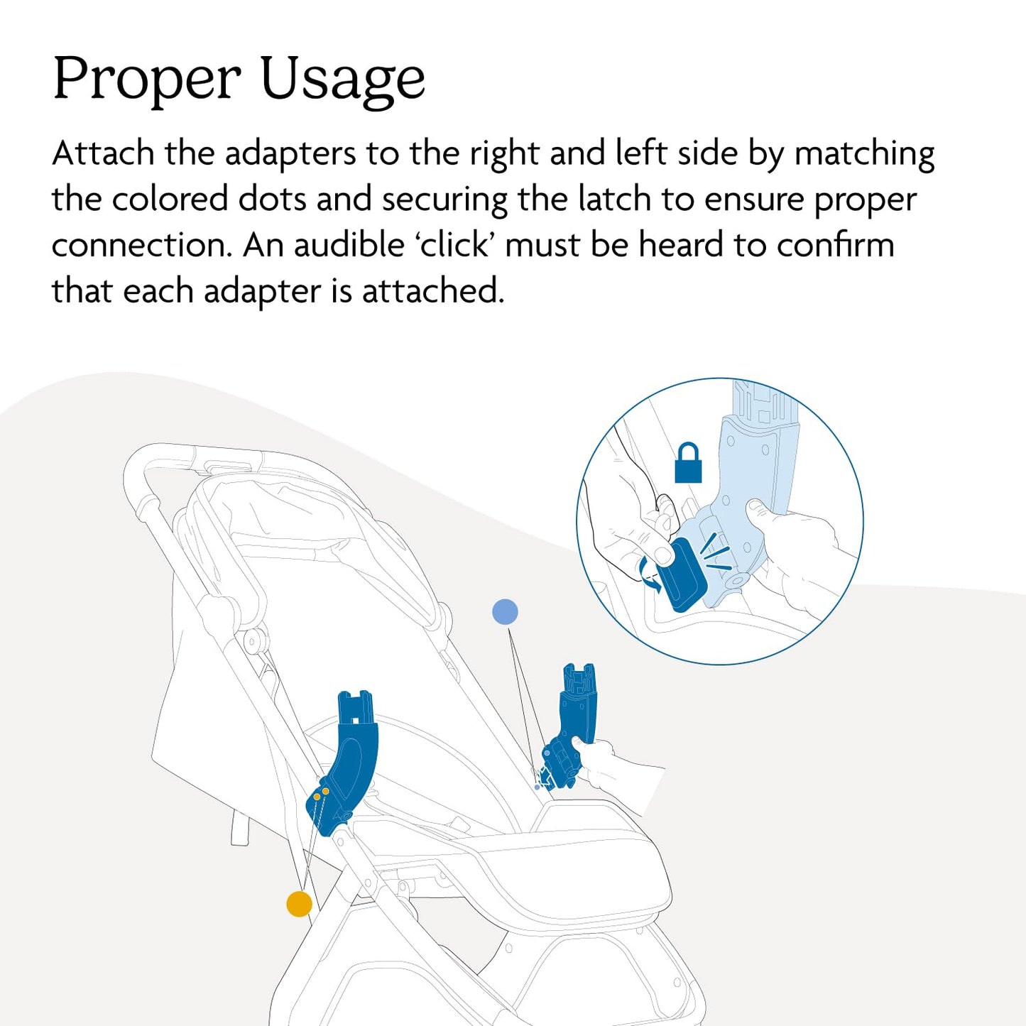 UPPAbaby Car Seat Adapters for Minu V3 (All Mesa, Aria)