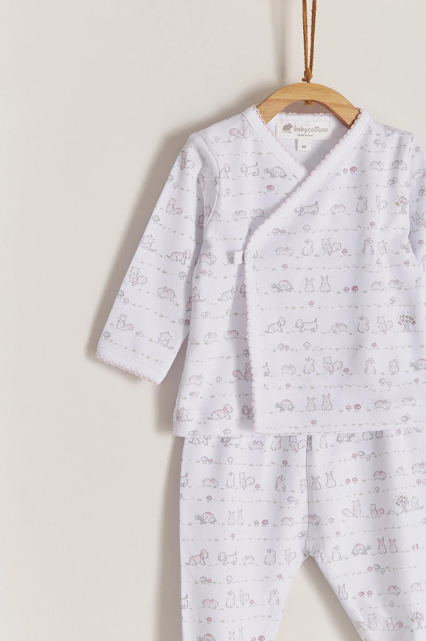 Babycottons set Batita Ranita In The Wood Rosa