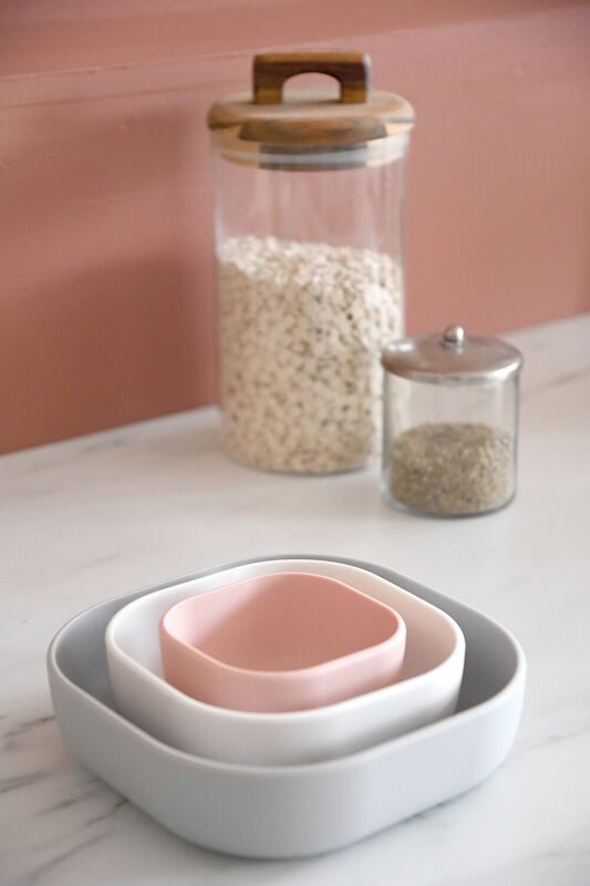 Beaba Set Silicone 3 Piece Nesting Bowl