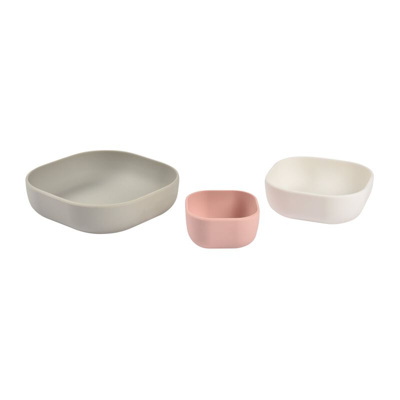 Beaba Set Silicone 3 Piece Nesting Bowl