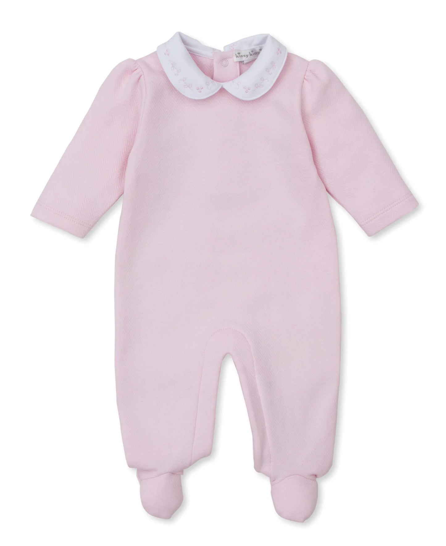 Kissy Kissy Sweet Homecomin-Jacquard Footie