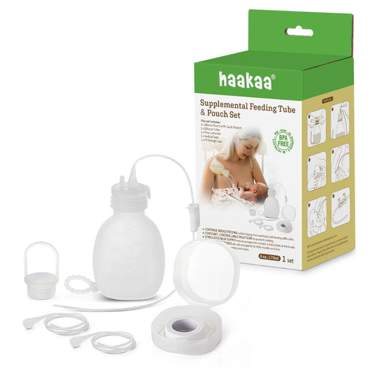 Haakaa Supplemental Feeding Tube & Pouch Set
