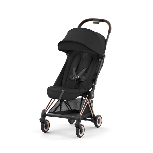 Cybex  Coya Stroller “Sepia Black & Rose Gold Frame”