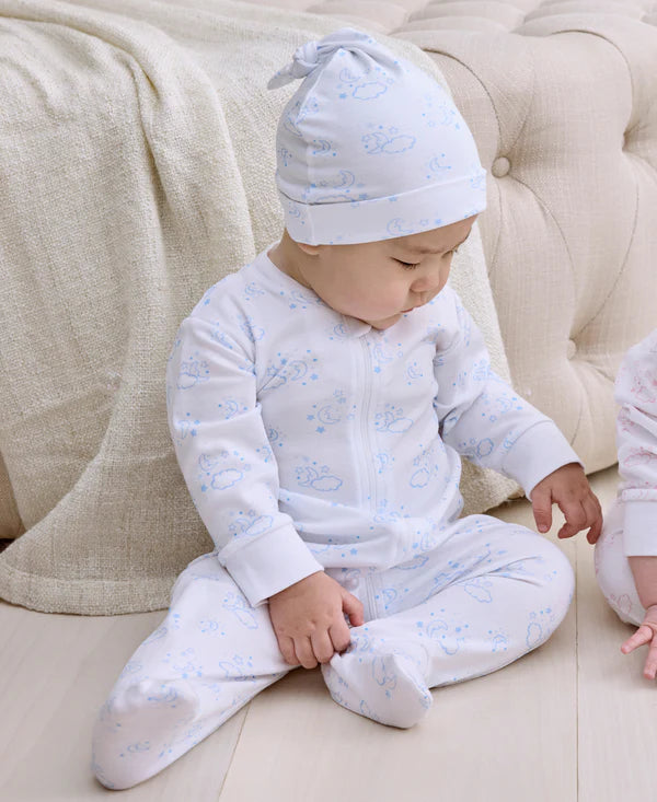 Kissy Kissy Cheerful Good N-Footie w/ Zip Blue