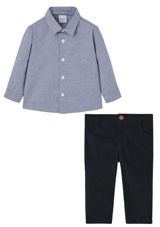 Paz Rodriguez Camisa + Pantalon Micropana Niño "Violeta"