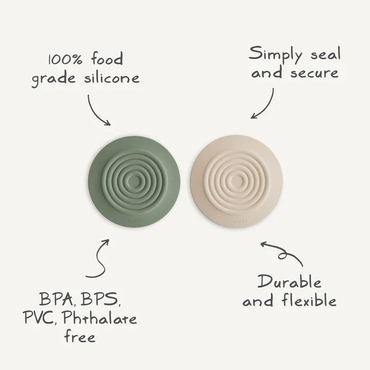 Mushie Silicone Drain Stopper 2-Pack