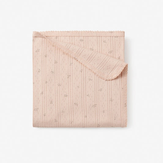 Elegant Baby Point Ditsy Blanket Pink 30X40