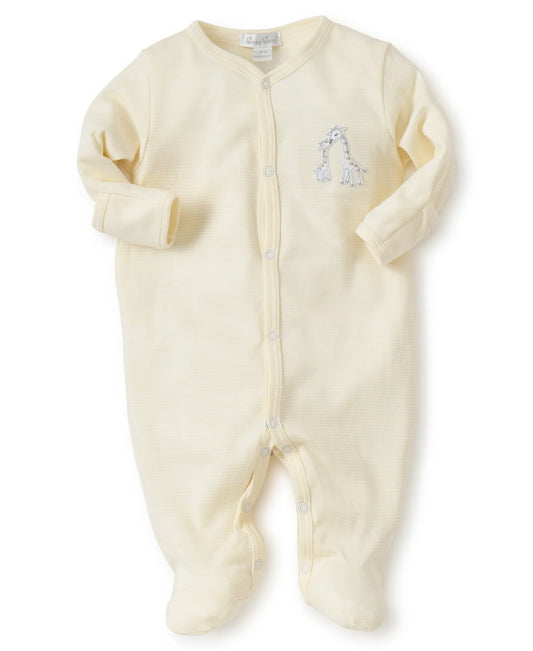 Kissy Kissy Giraffe Generations Stripe Footie
