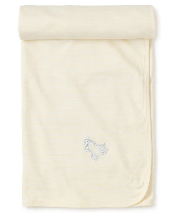 Kissy Kissy Giraffe Generations Stripe Blanket