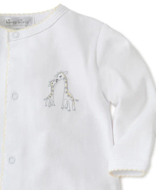 Kissy Kissy Giraffe Generations Footie & Hat Set