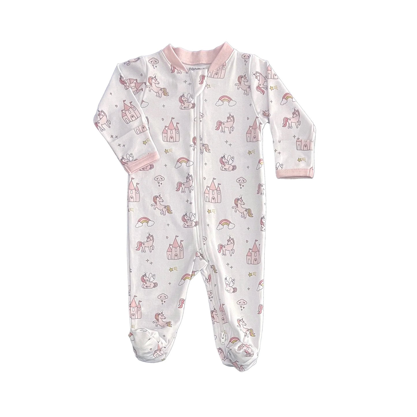 Noomie Zipper Footie Unicorn World