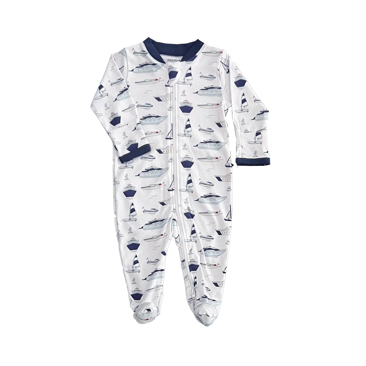 Noomie Zipper Footie Yachts